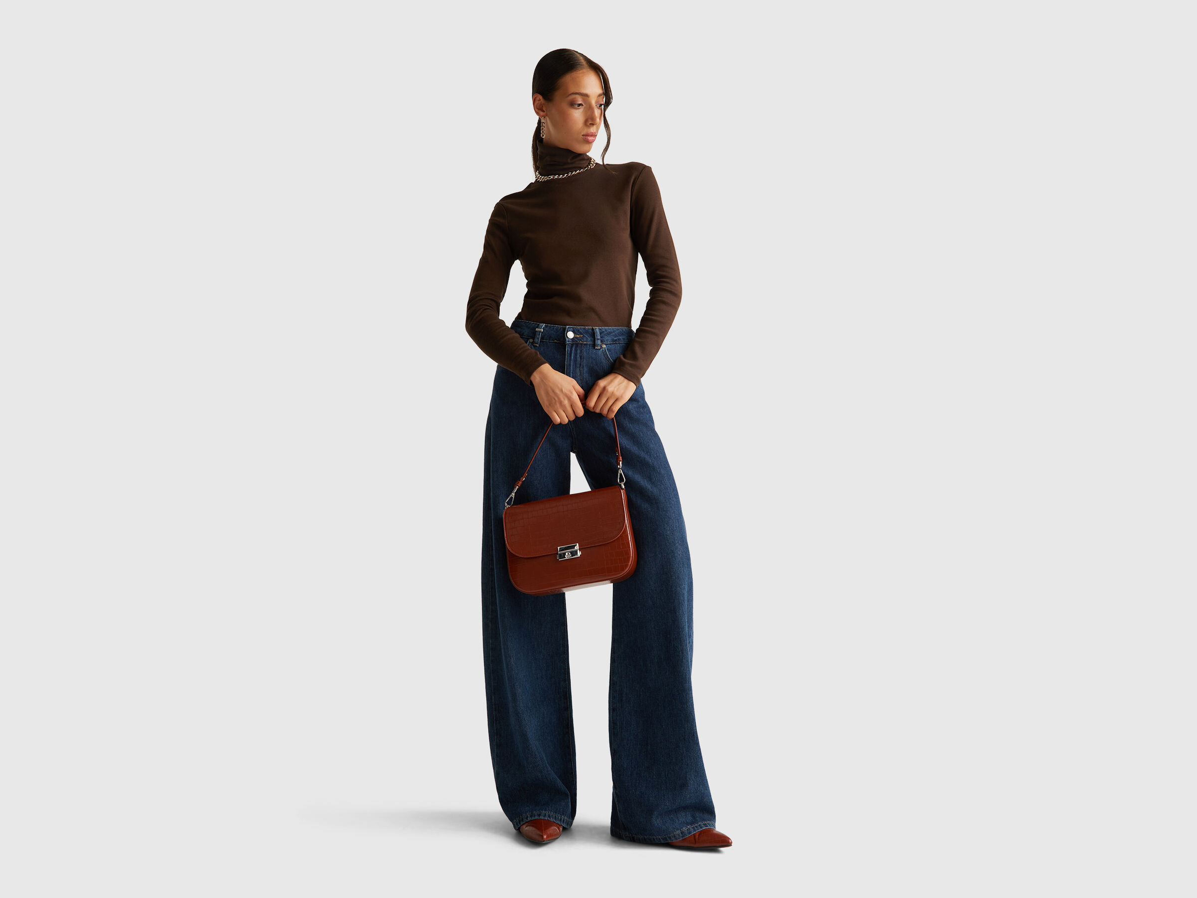 TURTLE NECK SWEATER Women image number 3